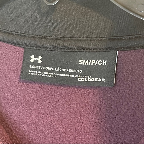 Under Armor Coldgear 1/4 Zip Pullover Loose M - Picture 3 of 4